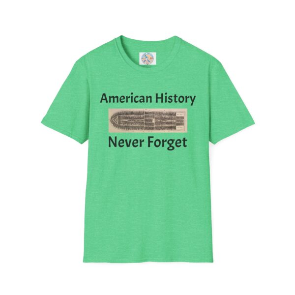 American History 'Never Forget' Unisex Softstyle T-Shirt - Image 25