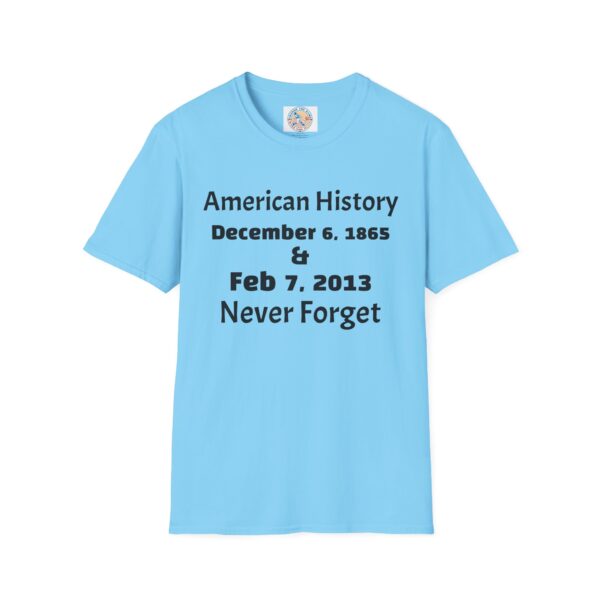 American History Commemoration T-Shirt - Never Forget - Image 49