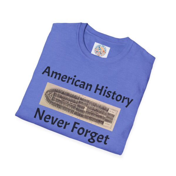 American History 'Never Forget' Unisex Softstyle T-Shirt - Image 40