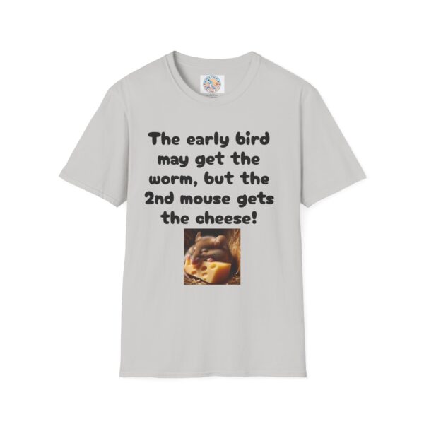 Funny Unisex T-Shirt - 'The Early Bird May Get the Worm' Casual Tee - Image 17