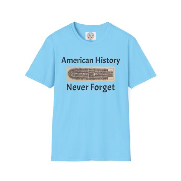 American History 'Never Forget' Unisex Softstyle T-Shirt - Image 29