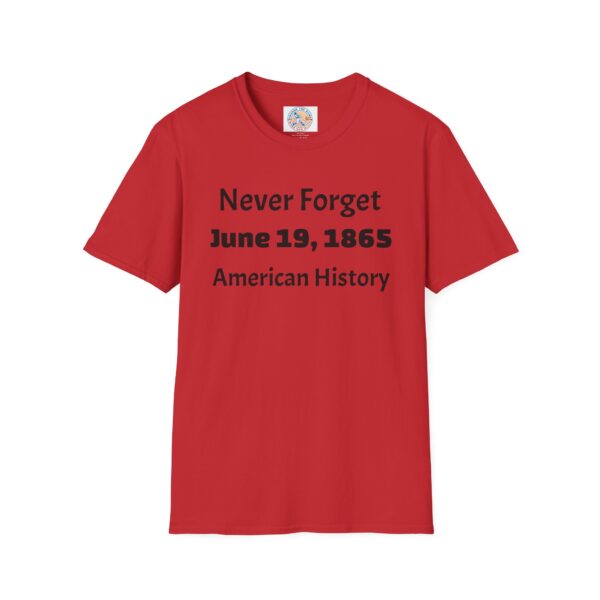 Never Forget T-Shirt, American History Tee, Juneteenth Celebration Shirt - Image 37