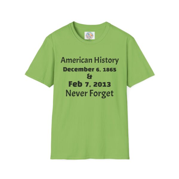 American History Commemoration T-Shirt - Never Forget - Image 37