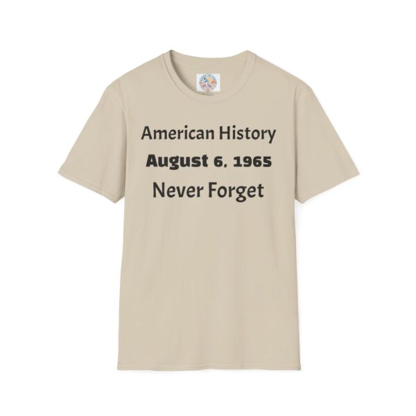 American History Commemorative T-Shirt, August 6, 1965 - Image 5