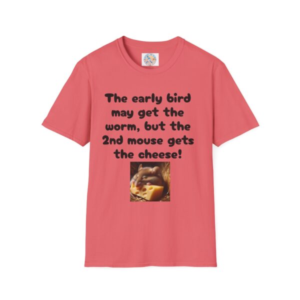 Funny Unisex T-Shirt - 'The Early Bird May Get the Worm' Casual Tee - Image 5