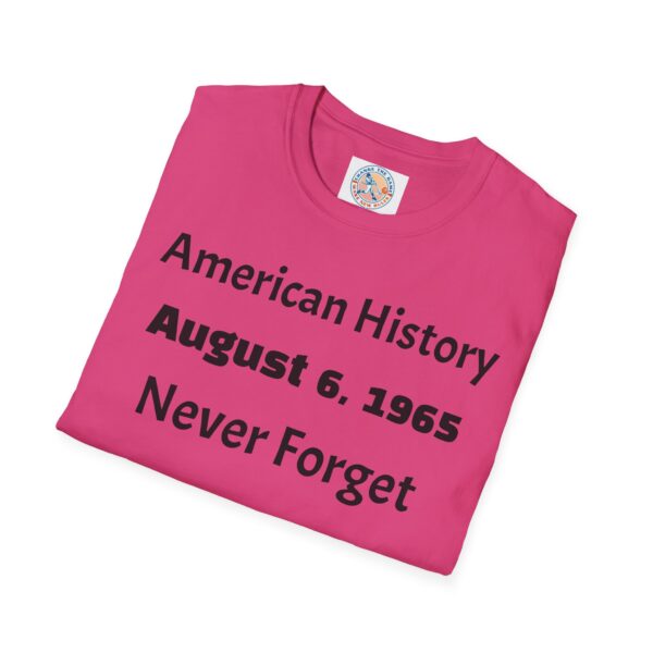 American History Commemorative T-Shirt, August 6, 1965 - Image 48