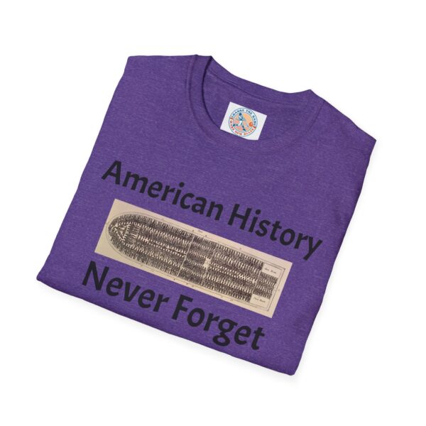 American History 'Never Forget' Unisex Softstyle T-Shirt - Image 48