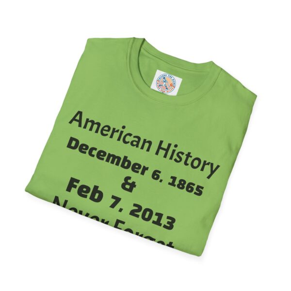 American History Commemoration T-Shirt - Never Forget - Image 40