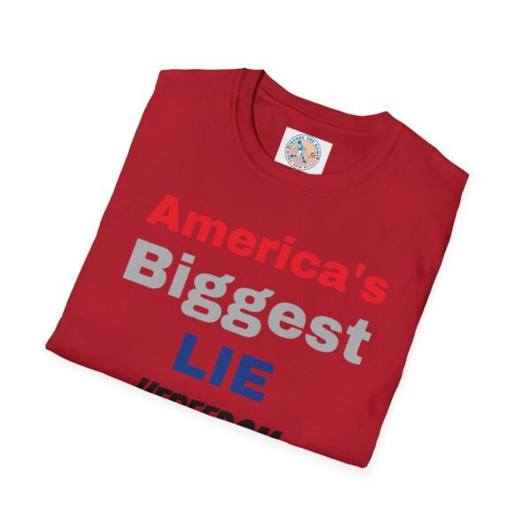 'America's Biggest Lie' Freedom & Justice 4 All T-Shirt - Image 52