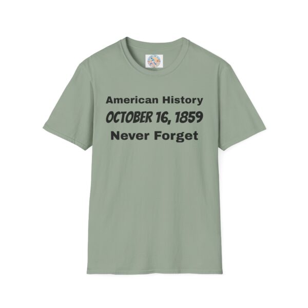 American History T-Shirt - October 16, 1859 - Image 29