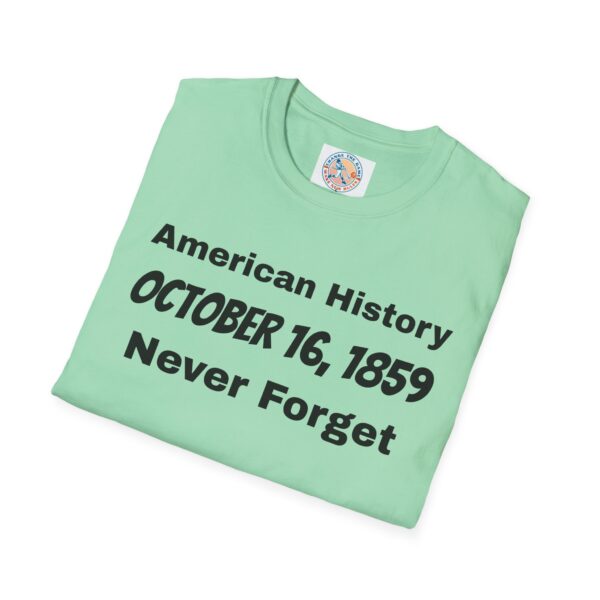 American History T-Shirt - October 16, 1859 - Image 36