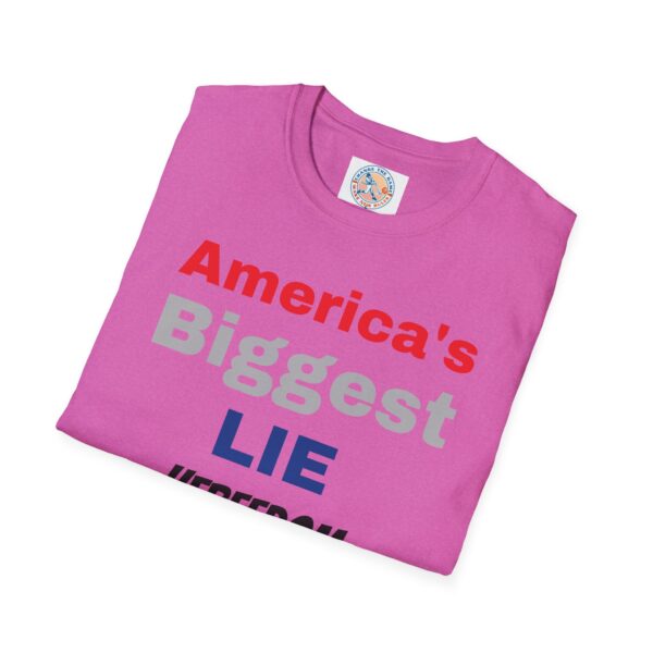 'America's Biggest Lie' Freedom & Justice 4 All T-Shirt - Image 44