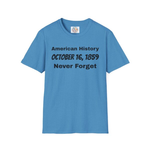 American History T-Shirt - October 16, 1859 - Image 37