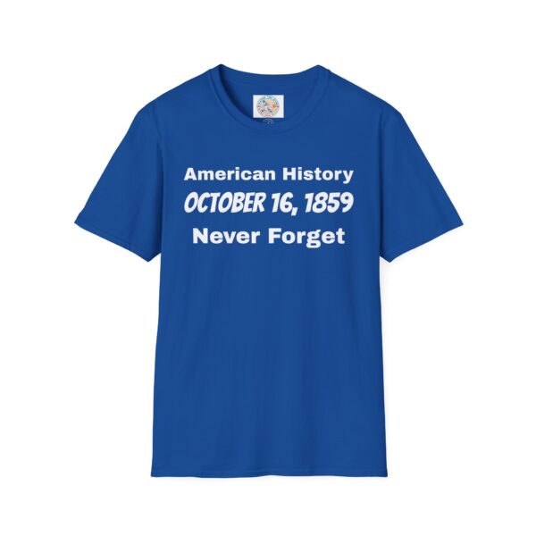 American History T-Shirt - October 16, 1859 - Image 45