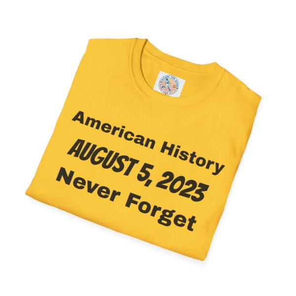 American History Commemorative T-Shirt- Never Forget - Image 24