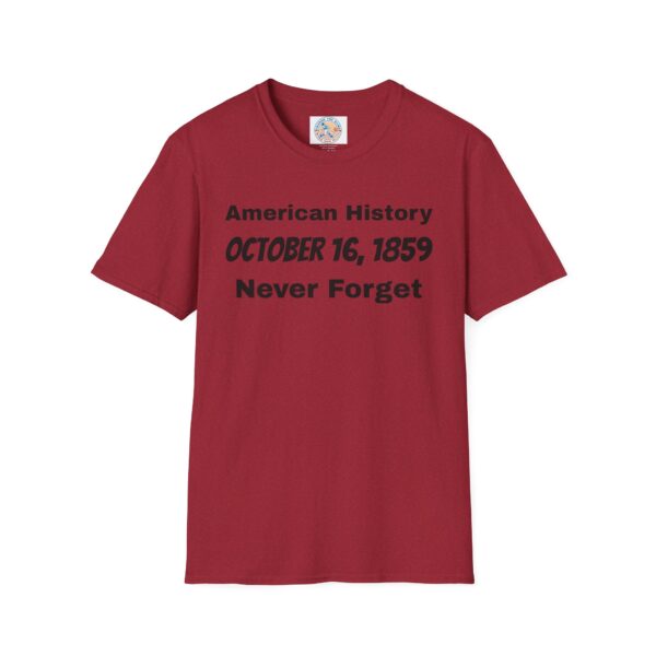 American History T-Shirt - October 16, 1859 - Image 53