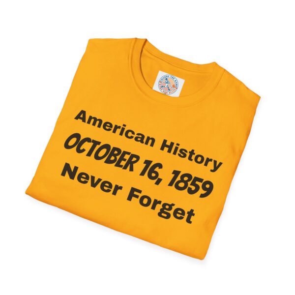 American History T-Shirt - October 16, 1859 - Image 16