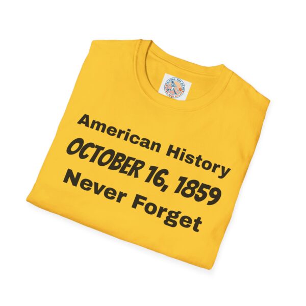 American History T-Shirt - October 16, 1859 - Image 24