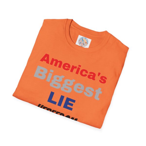 'America's Biggest Lie' Freedom & Justice 4 All T-Shirt - Image 8