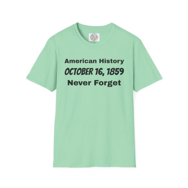 American History T-Shirt - October 16, 1859 - Image 33