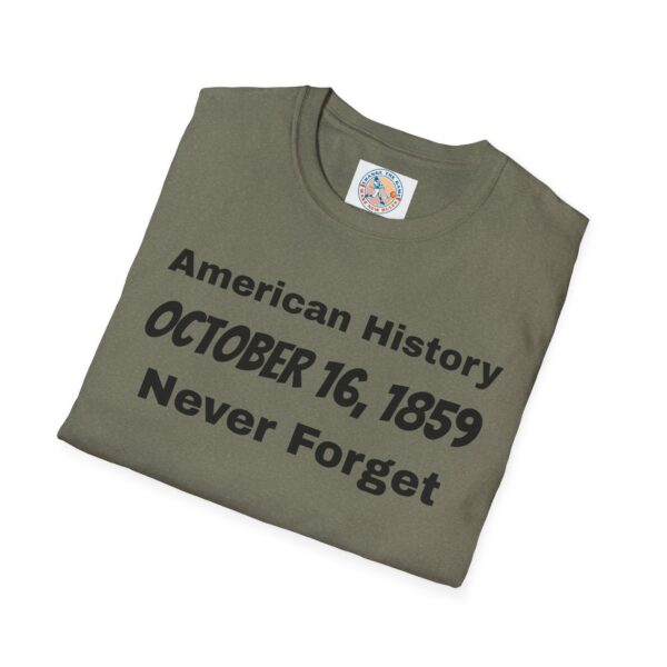 American History T-Shirt - October 16, 1859 - Image 28