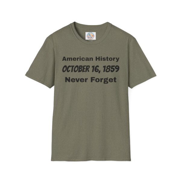 American History T-Shirt - October 16, 1859 - Image 25