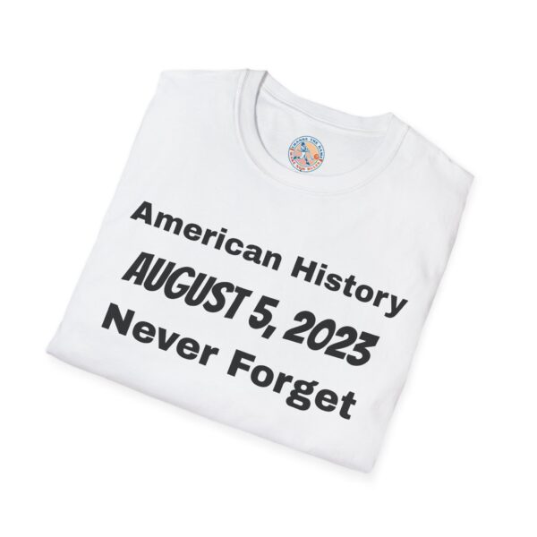 American History Commemorative T-Shirt- Never Forget - Image 4