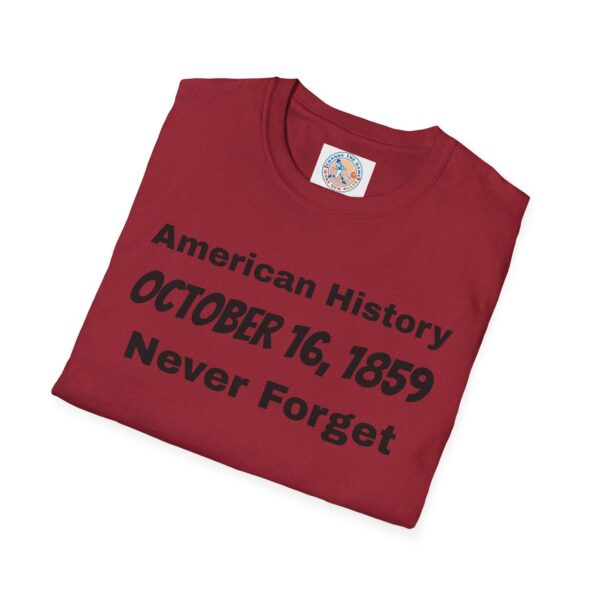 American History T-Shirt - October 16, 1859 - Image 56